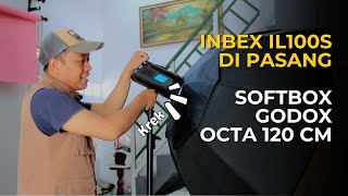 INBEX IL100S DIPASANG SOFTBOX OCTA 120CM [upl. by Ardisi]