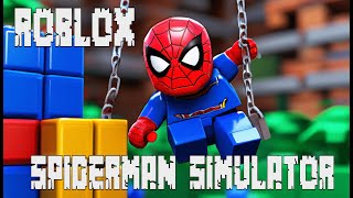 Spiderman Simulator en ROBLOX  Columpio de Grappler  Como jugar [upl. by Dusen]