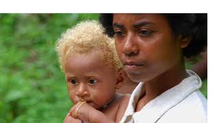 Meet the natural blonde hair Melanesian people from the Pacific Island [upl. by Sterling938]