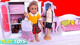 Baby Doll Evening Routine Back to School Play Toys [upl. by Aseel]