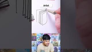 How to draw a book noob vs pro [upl. by Ikcin286]