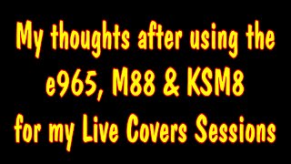 Using The e965 M88 amp KSM8 [upl. by Bryner]