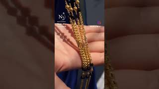 60 grams gold Mangalya chain designs fashionstyle [upl. by Ydolem]