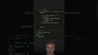 The Fileslist Resource Leak java shorts coding airhacks [upl. by Eletnahc]