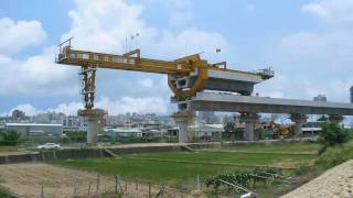 Type I Full Span Launching 820Ton Box Girder [upl. by Eidoc]