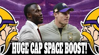 BREAKING UPDATE VIKINGS LOCK IN KEY PLAYERS SET UP HUGE CAP SPACE FOR 2025 [upl. by Laban50]