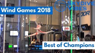 Wind Games 2018  Best of the Champions indoor skydiving [upl. by Htor878]