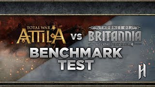 Total War Thrones of Britannia vs Attila Benchmark Test [upl. by Festus]