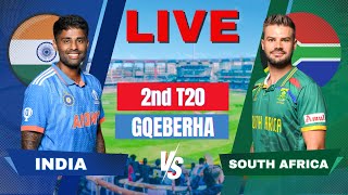 🔴 Live  INDIA vs SOUTH AFRICA 2nd T20 Live Match  IND vs SA Live Match score 2nd Inning [upl. by Akim745]