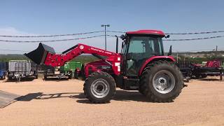 Loading a Mahindra mPower 85P Cab Tractor [upl. by Notlaw]