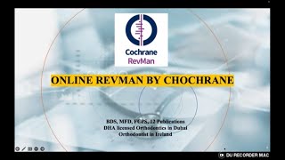 Metaanalysis by Online RevMan Cochrane  Online RevMan Software  Metaanalysis by RevMan Tutorial [upl. by Teador]