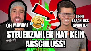 STEUERZAHLER HAT KEIN ABSCHLUSS 😂jobcenter arbeitslosigkeit bürgergeld hartz4 streit [upl. by Zakaria]