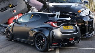 This Widebody BIG TURBO 530BHP GR Yaris is WILD Fully Forged [upl. by Barren]