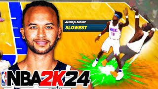 TROLLING IN RANDOM REC WITH THE SLOWEST JUMPSHOT NBA 2K24 NEXT GEN [upl. by Divan]