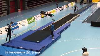 SM Truppgymnastik 2013 GF Fram i Tumbling SMveckan [upl. by Daugherty9]