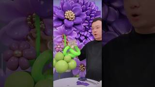 How to make Balloon Flower  DIY Balloon Flower diyballoons balloonflower balloon [upl. by Nyvek]