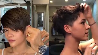 CHEVEUX COURT pour femmes 2021  idées de coiffure au carré 💇‍♀️ [upl. by Kapeed]