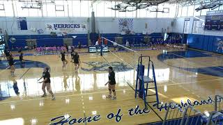 Herricks High Schools Girls Varsity Volleyball verses Calhoun High School 101123 [upl. by Araid]