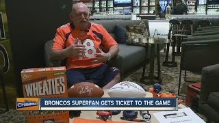 Broncos fan raises enough money to get Super Bowl Ticket [upl. by Sachi]