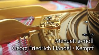 Ibach Jugendstil Flügel Modell F2  187  Georg Friedrich Händel  Wilhelm Kempff  Menuett g moll [upl. by Marge251]