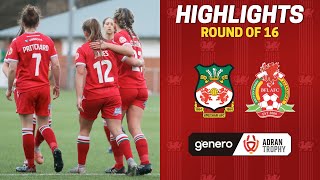 HIGHLIGHTS  Wrexham AFC vs Briton Ferry Llansawel Genero Adran Trophy [upl. by Royce467]