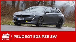 Essai Peugeot 508 PSE SW  nos impressions au volant [upl. by Anyotal]