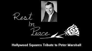 Hollywood Squares Tribute to Peter Marshall Throwback Thursday [upl. by Salomie]