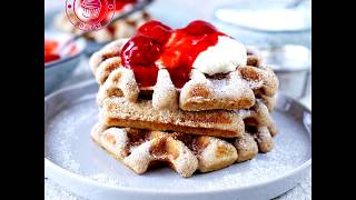 Gofry ryżowe bezglutenowe  Rice Waffles [upl. by Enaitsirk660]