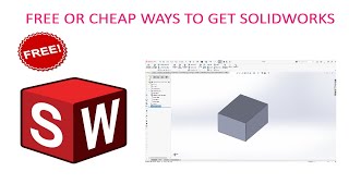 SOLIDWORKS license for FREE or Affordable cost [upl. by Seugram]