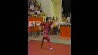 Wushu 1986  Shuang Dao  Double Broadsword [upl. by Johannah874]