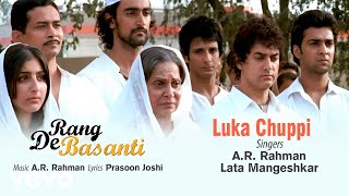 AR Rahman  Luka Chuppi Best Audio SongRang De BasantiAamir KhanLata MangeshkarSoha [upl. by Tsenre]