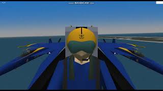 YSFlight USN Blue Angels Diamond Practice [upl. by Elcarim776]