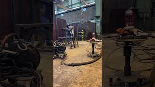 Operating overhead crane crawler crane parts MiGmag gmaw process austria europe crane welding [upl. by Donovan477]