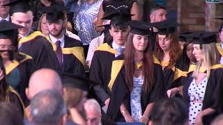 Keele University Graduation 8th July 2024 1000am [upl. by Milburn140]