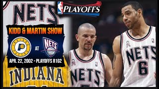 Indiana Pacers at New Jersey Nets  2002 Playoffs Round 1 Game 2  Highlights [upl. by Aeel140]