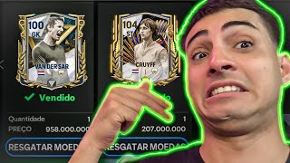 2 bilhões de coins 😱 vendi todas as cartas do meu time [upl. by Ekusuy328]