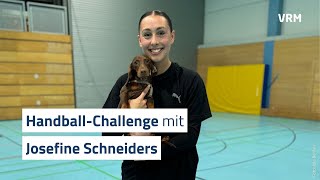 HandballChallenge mit Josefine Schneiders [upl. by Nessej]