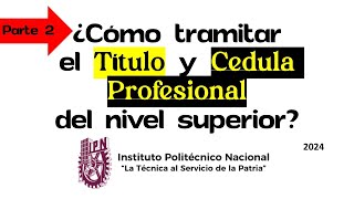 ¿COMO TRAMITAR LA CEDULA PROFESIONAL DIGITAL [upl. by Noillid]