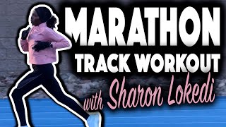 NYC Marathon Champion Sharon Lokedis Final Track Workout 24x400m [upl. by Deering]