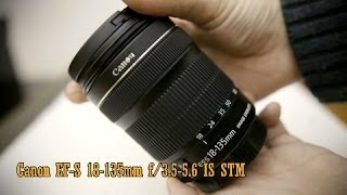 Canon EFS 18135mm f3556 IS STM lens review with samples [upl. by Analle]