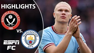 Manchester City vs Sheffield United  FA Cup Highlights  ESPN FC [upl. by Aenel]