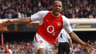 Thierry Henry ● Best Arsenal Goals With English Commentary [upl. by Yttak]