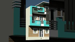 House Front Elevation Design 2024 piyushpanchal viral [upl. by Haskins203]