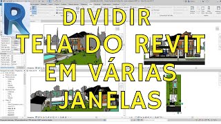 Como DIVIDIR tela do REVIT  2022 [upl. by Anirtac]