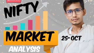 Market AnalysisNiftyBank NiftyStocks For Intraday Trade For 25OCT With English subtitles [upl. by Artenal719]