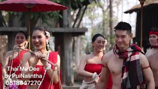 Thai Performance in Lanna Thai Wedding 4K by Thai Me Dee  Pui Nalintha 0818847270 [upl. by Rillings]