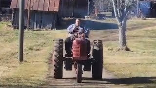 Joyride Time on the Farmall H pulling tractors [upl. by Yadsendew623]