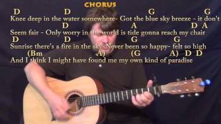 Knee Deep Zac Brown Strum Guitar Cover Lesson with ChordsLyrics  Capo 1st [upl. by Teriann727]