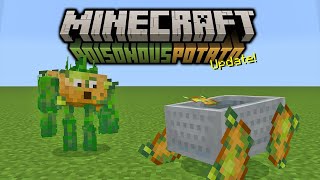 BRAND NEW POISONOUS POTATO MINECRAFT 121 UPDATE FREE DOWNLOAD [upl. by Ambrosio]