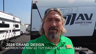 2024 Grand Design MAV22 Toy Hauler Travel Trailer at Bullyan RV [upl. by Cummine682]